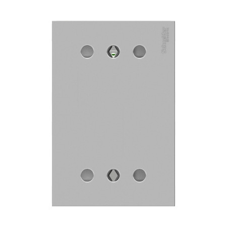 Toma Dúplex 2P+T 10A P/3 Modulos Aluminio
