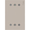 Toma Dúplex 2P+T 10A P/3 Modulos Beige