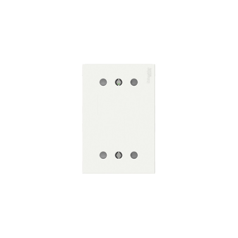 Toma Dúplex 2P+T 10A P/3 Modulos Blanco
