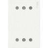 Toma Dúplex 2P+T 10A P/3 Modulos Blanco