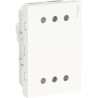 Toma Dúplex 2P+T 10A P/3 Modulos Blanco