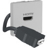 Toma HDMI Precableada Aluminio