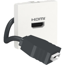 Toma HDMI Precableada Blanco