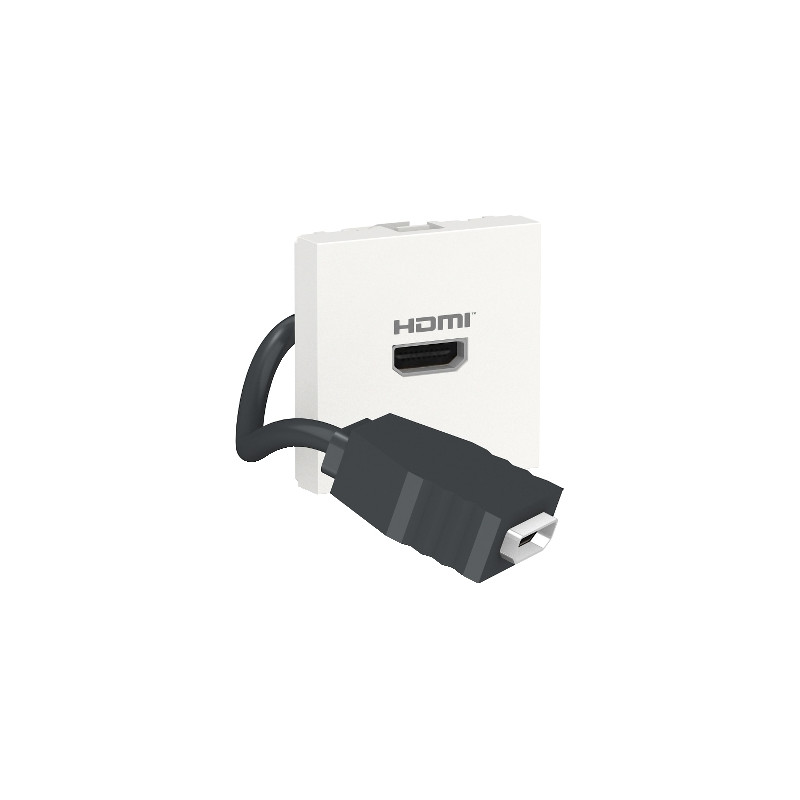 Toma HDMI Precableada Blanco