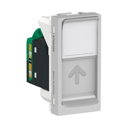 Toma RJ45 UTP CAT 5E Aluminio