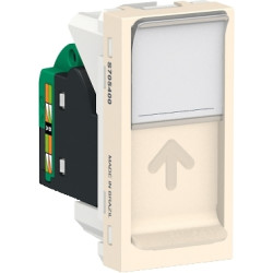 Toma RJ45 UTP CAT 5E  Marfil