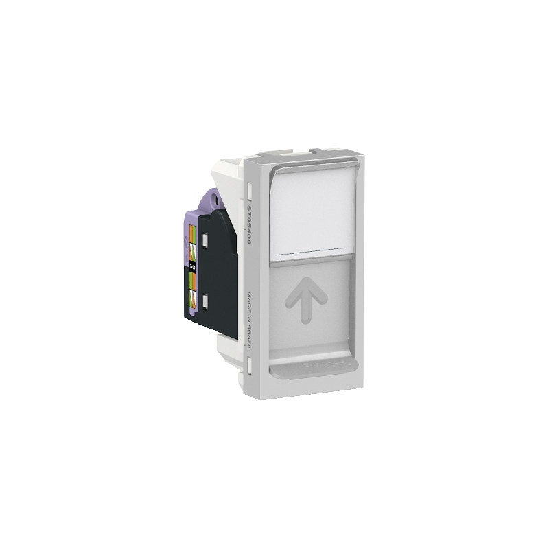Toma RJ45 UTP CAT 6 Aluminio