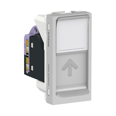 Toma RJ45 UTP CAT 6 Aluminio