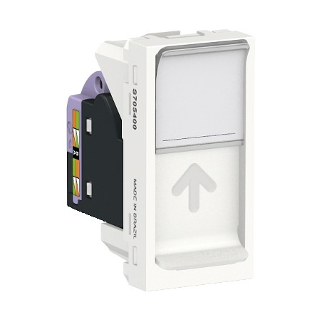 Toma RJ45 UTP CAT 6 Blanco