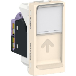 Toma RJ45 UTP CAT 6 Marfil