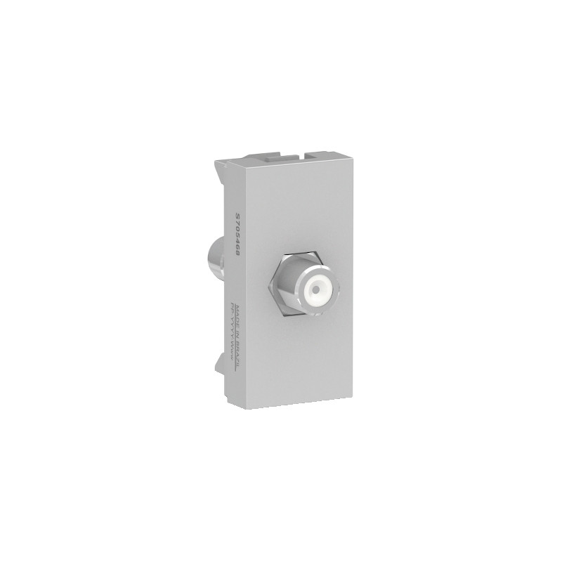 Toma TV Coaxial Aluminio