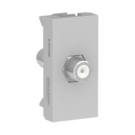 Toma TV Coaxial Aluminio