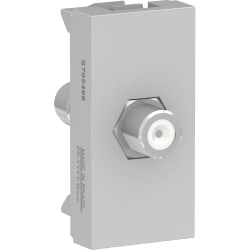 Toma TV Coaxial Aluminio