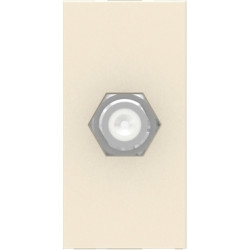Toma TV Coaxial Marfil