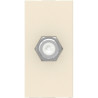 Toma TV Coaxial Marfil