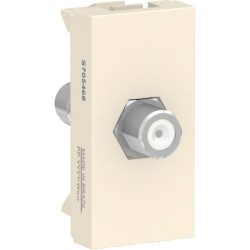 Toma TV Coaxial Marfil