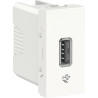 Toma USB 2.0 1A 127/220V Blanco