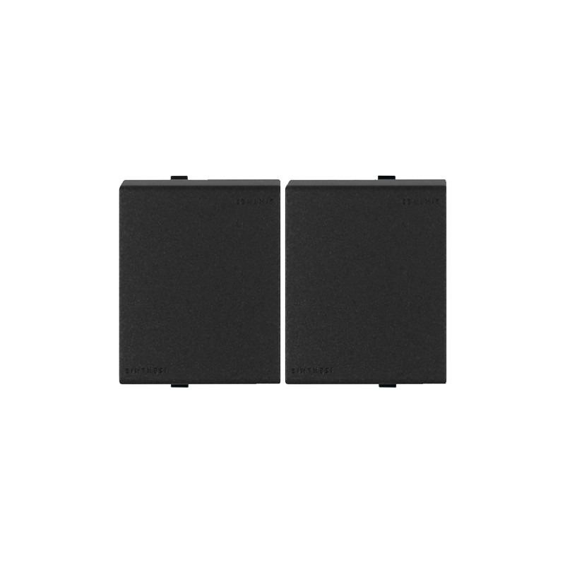 Conmutador Doble 9/24 Teclon 1.5 Modulos 16A 250V Sinthesi 44 Carbón