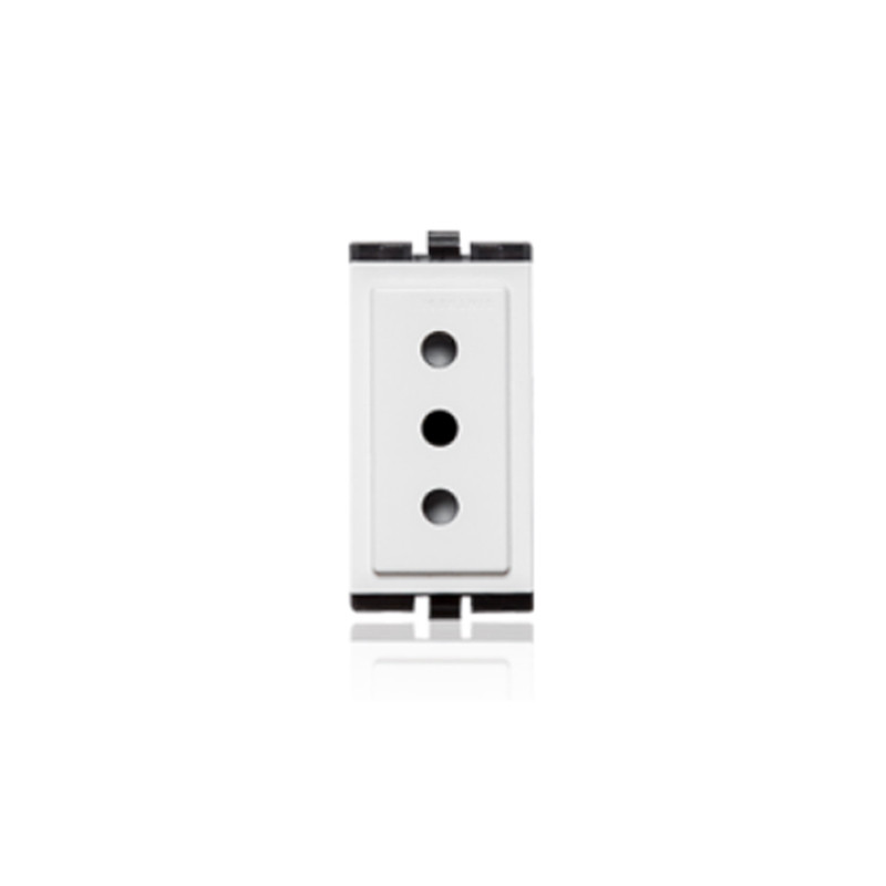 Enchufe 2P+T 10A 250V Sinthesi 22 Blanco