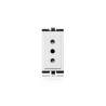 Enchufe 2P+T 10A 250V Sinthesi 22 Blanco