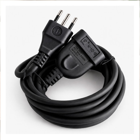 Alargador Profesional 3 m Negro Ekoline
