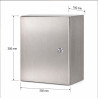 Armario Acero Inoxidable 300 x 250 x 150 mm Ekoline