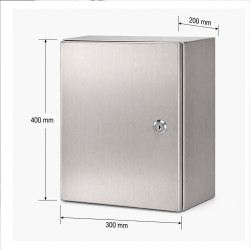 Armario Acero Inoxidable 400 x 300 x 200 mm Ekoline
