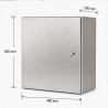 Armario Acero Inoxidable 500 x 400 x 200 mm Ekoline