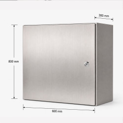 Armario Acero Inoxidable 800 x 600 x 300 mm Ekoline