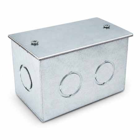 Caja A-01 Galvanizada C/Tapa (100 x 65 x 65 mm) Ekoline