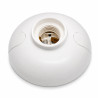 Portalampara Base Recta Ovalado Blanco E-27 Ekoline