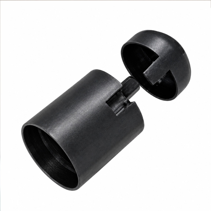 Portalámpara E-27 Negro Ekoline