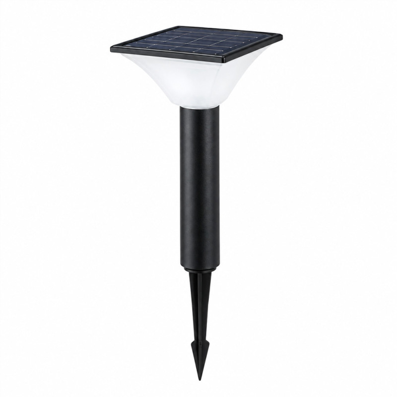 Poste Solar LED 40 cm 7W C/Estaca-Base Luz Dia/Calida Ekoline