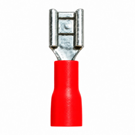 Terminal Hembra Paleta Media Aislación 22-16 AWG 5.6 mm Rojo Ekoline