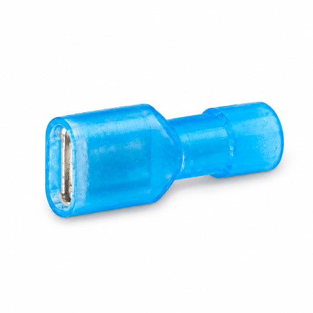 Terminal Hembra Aislado Semi Transp 16-14 AWG Azul Ekoline
