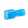 Terminal Hembra Aislado Semi Transp 16-14 AWG Azul Ekoline