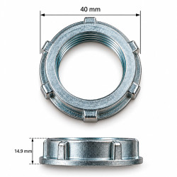 Terminal Bushing P/Conduit Rigido 40 mm Ekoline