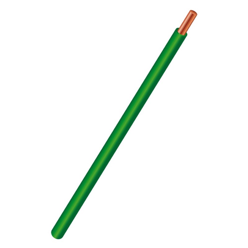 Alambre H07Z1-U EVAPLUS 2.5mm2 Verde (100 Mts)