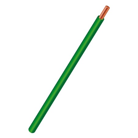 Alambre H07Z1-U EVAPLUS 2.5mm2 Verde (100 Mts)