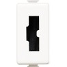 Toma Seguridad 2P+T 10A 250V Blanco Bticino